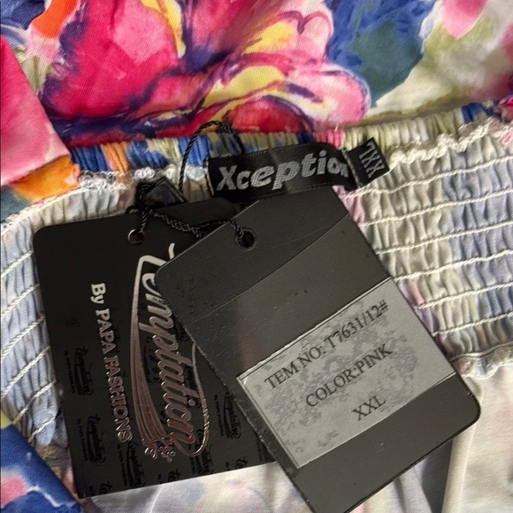 Floral Sleeveless Dress - Multicolor NWT size XXL - Picture 5 of 5